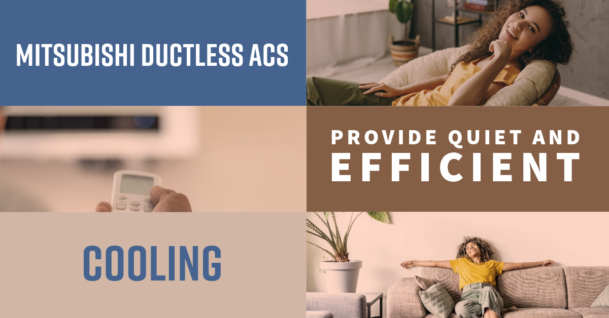 Mitsubishi Ductless ACs Provide Quiet and Efficient Cooling